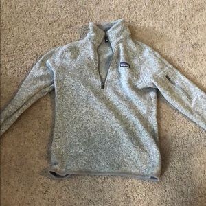 Patagonia pullover with YoungLife logo on sleeve
